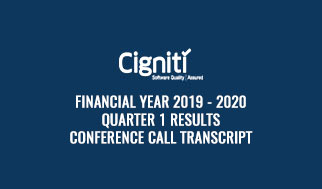 financial year 2019 - 2020 Quarter 1 Results Conference Call Transcript