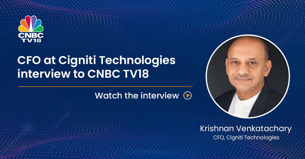CFO at Cigniti Technologies interview to CNBC TV18