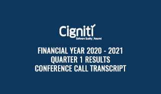 FY 2020 - 2021 Quarter 1 Results Conference Call Transcript